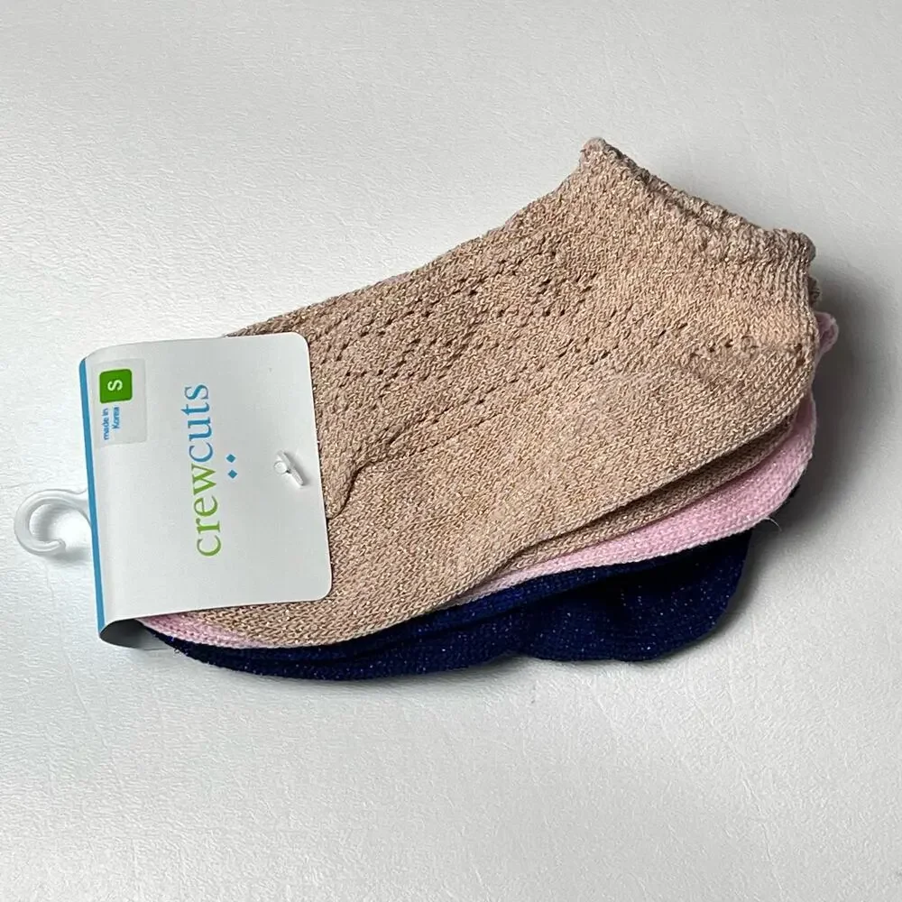 Crewcuts Girl’s Multi-pack Socks  Sz S NWT
